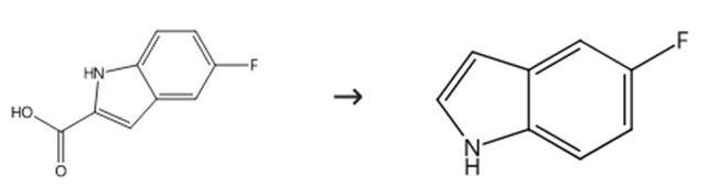 图1 5-氟吲哚的合成路线[2]。