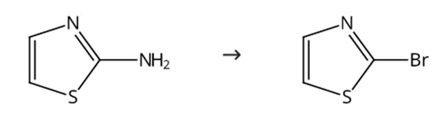 图1 2-溴噻唑的合成路线[2]。