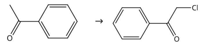 图1 alpha-氯乙酰苯的合成路线[2]。