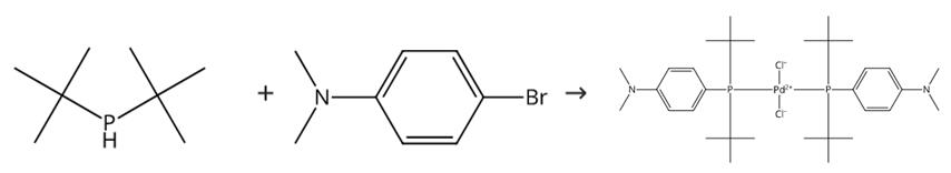 二氯二叔丁基-(4-二甲基氨基苯基)磷钯(II)的合成简介