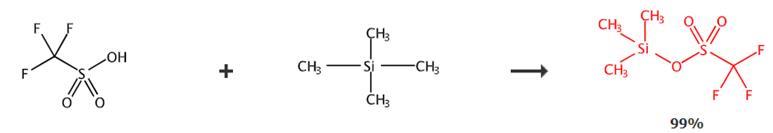 三氟甲磺酸三甲基硅酯的合成路线
