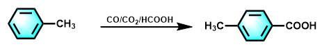 芳环侧链氧化为芳基羧酸：对甲基苯甲酸
