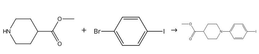 1-(4-碘苯基)-4-哌啶甲酸甲酯的合成及其用途