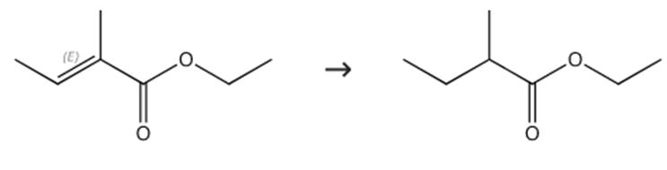 图1 2-甲基丁酸乙酯的合成路线[2]。