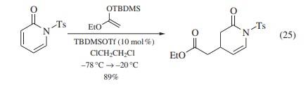 TBDMS三氟甲磺酸酯是将叔丁基二甲基硅基乙烯酮缩醛添加到N-甲苯磺酰基-2-吡啶酮.jpg