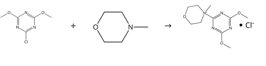4-(4，6-二甲氧基三嗪-2-基)-4-甲基吗啉盐酸盐的合成