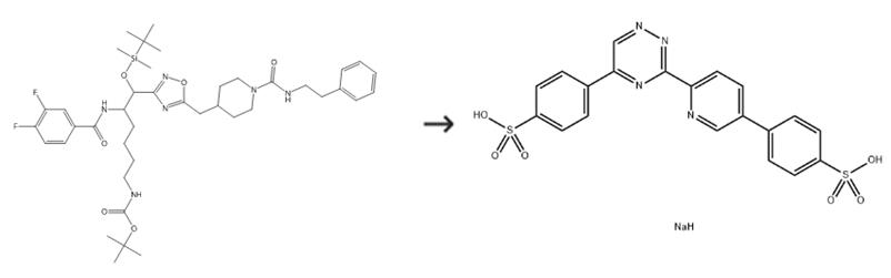 3-(4-苯基-2-吡啶)-5-苯基-1,2,4-噻嗪二磺酸钠的制备方法