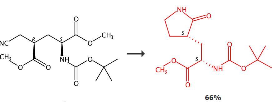 (S)-2-(Boc-氨基)-3-[(S)-2-氧代-3-吡咯烷基]丙酸甲酯的合成路线