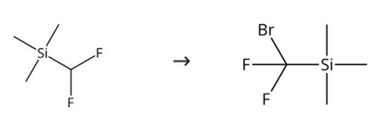 图2 二氟溴甲基三甲基硅烷的合成路线