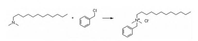 十二烷基二甲基苄基氯化铵的合成、表征及应用