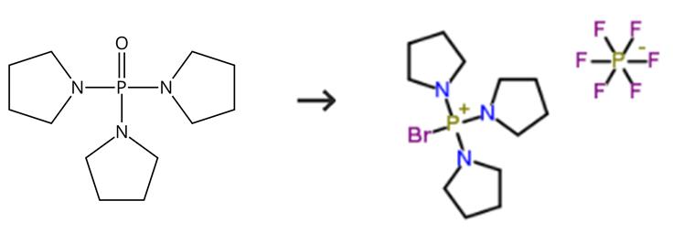 三吡咯烷基溴化鏻六氟磷酸盐的合成路线