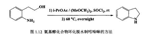 氨基醇化合物环化脱水制吲哚啉.jpg