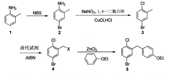 5-溴-2-氯-4’-乙氧基二苯甲烷的制备方法三.jpg