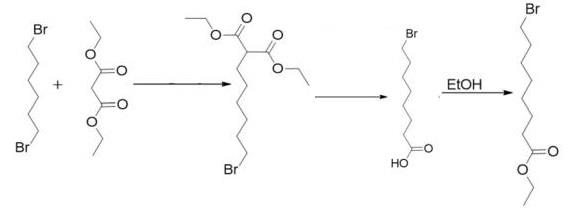 synthesis of ethyl 8-bromooctanoate