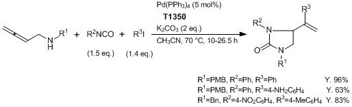 Palladium-Catalyzed Three-Component Reaction for the Synthesis of Imidazolidinones.gif