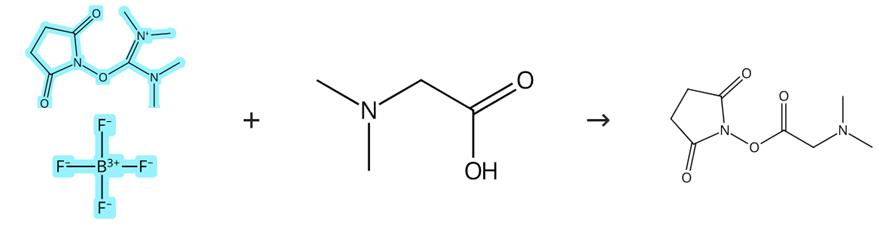 2-琥珀酰亚胺基-1,1,3,3-四甲基脲四氟硼酸酯的应用