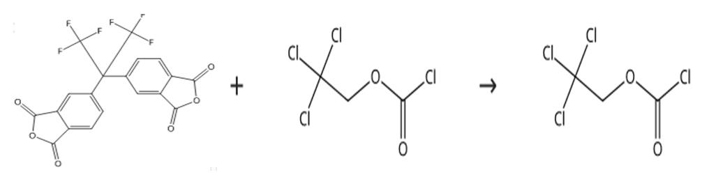 图1 氯甲酸-2，2，2-三氯乙酯的合成路线