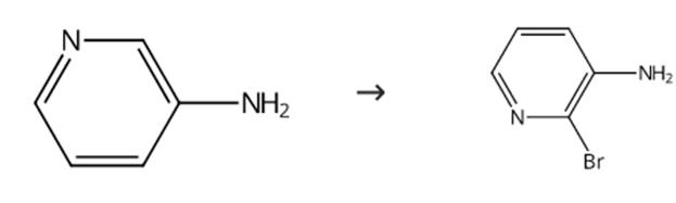图1 2-溴-3-氨基吡啶的合成路线
