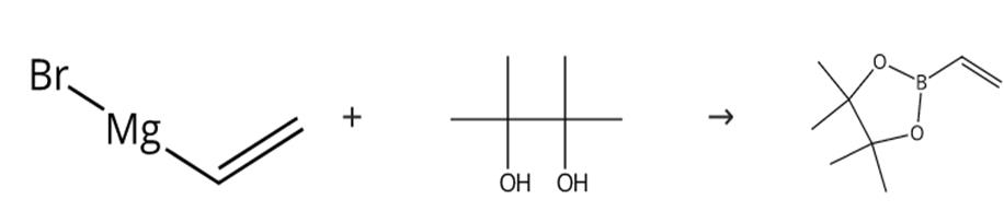 图1乙烯基硼酸频哪醇酯的合成路线