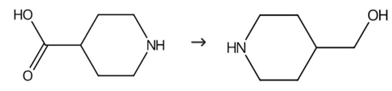 图2 4-羟甲基哌啶的制备路线