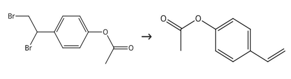 图2 4-乙酰氧基苯乙烯的合成路线