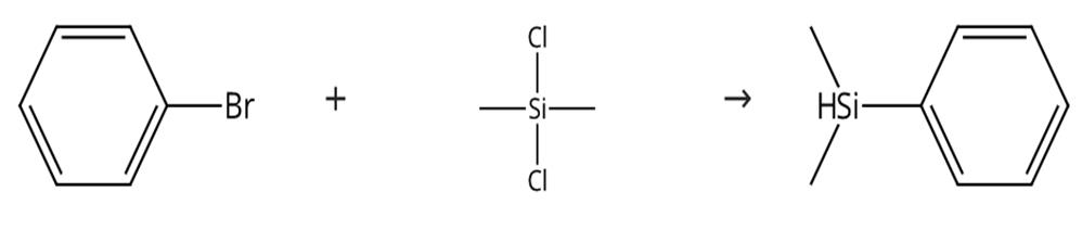 图3二甲基苯烷的合成路线