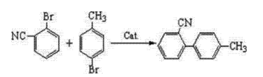 -氰基-4’-甲基联苯的化学合成