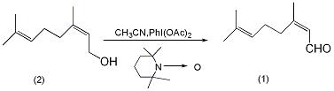 (Z)-3,7-二甲基-2,6-辛二烯醛合成图