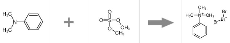 图1 苯基三甲基三溴化铵的合成反应式.png