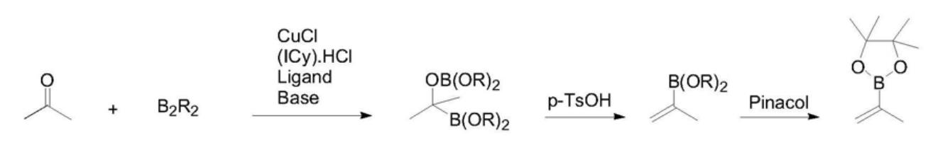 异丙烯基硼酸频哪醇酯的合成及应用