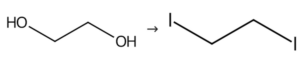 图11，2-二碘乙烷的合成路线