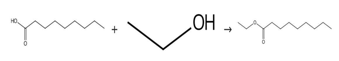 图1壬酸乙酯的合成路线