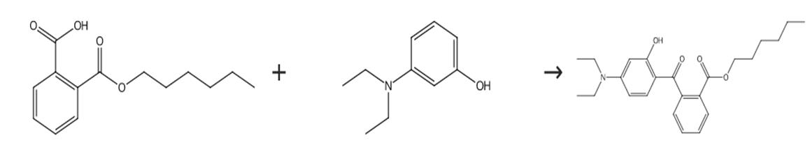 图2 二乙氨基羟苯甲酰基苯甲酸己酯的合成路线