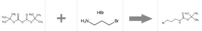 图1 N-Boc-3-氨基丙基溴合成反应式.png