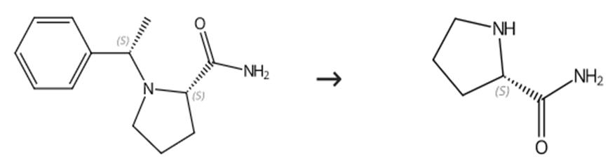 图1 L-脯氨酰胺的合成路线