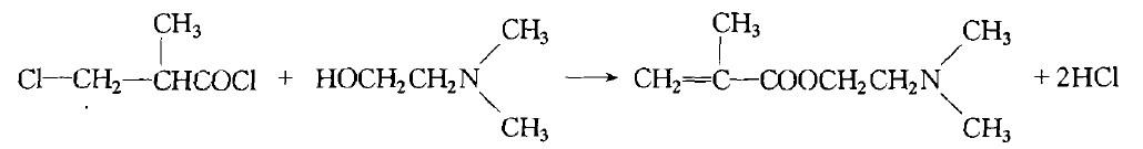 2-甲基氯代丙酰氯法制备甲基丙烯酸二甲氨乙酯.jpg