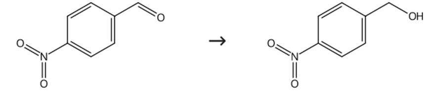 图2 对硝基苯甲醇的合成路线