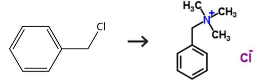 苄基三甲基氯化铵的合成路线