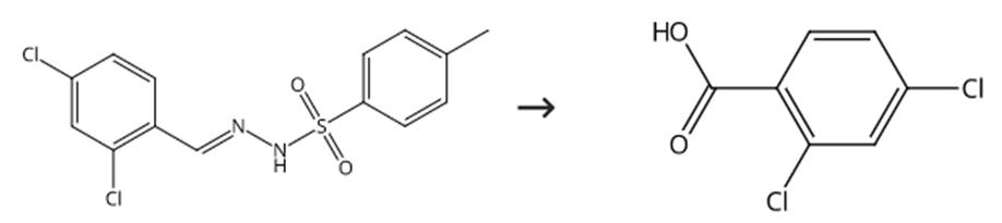 图1 2，4-二氯苯甲酸的合成路线