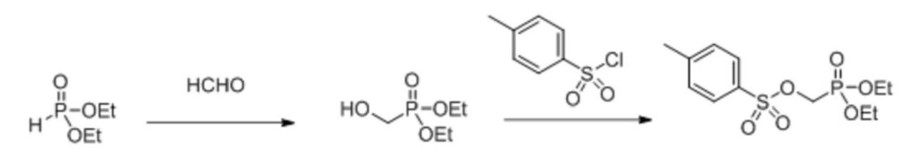 对甲苯磺酰氧甲基膦酸二乙酯的应用与制备