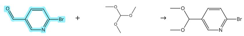 2-溴-5-醛基吡啶的缩醛保护