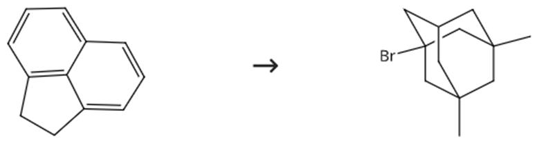 图2 1-溴-3，5-二甲基金刚烷的合成路线