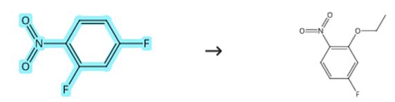2,4-二氟硝基苯参与的亲核取代反应