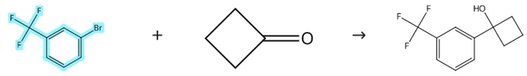 间溴三氟甲苯参与的亲核加成反应