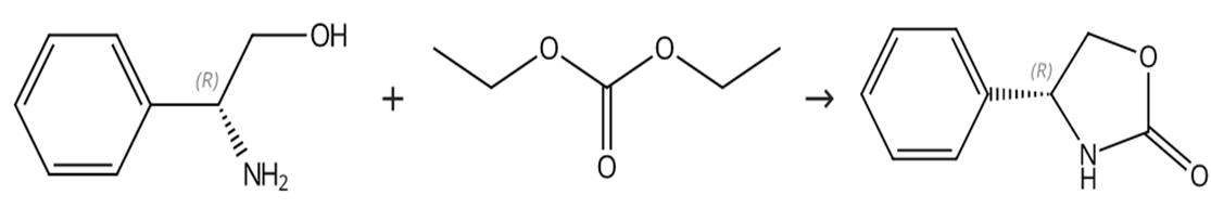 图2 (R)-4-苯基-2-唑烷酮的合成路线