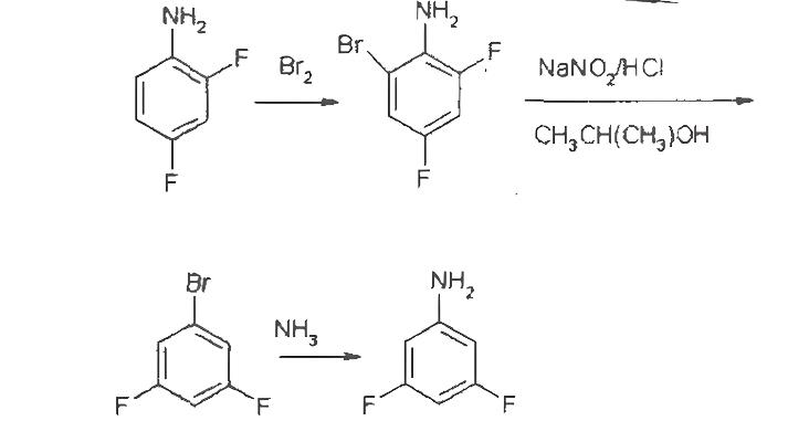 2,4-二氟苯胺法合成3,5-二氟苯胺