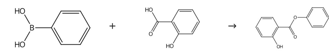 图2 水杨酸苯酯的合成路线