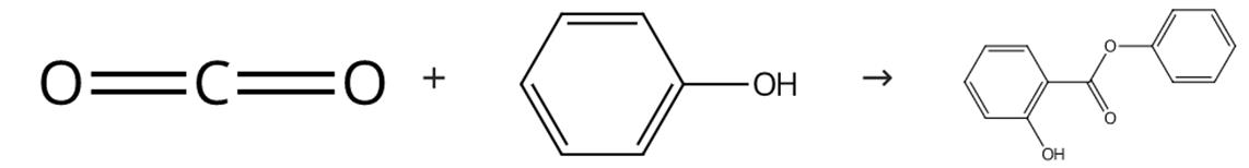 图3 水杨酸苯酯的合成路线