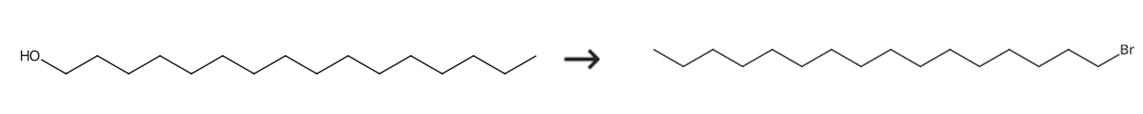 图1 溴代十六烷的合成路线