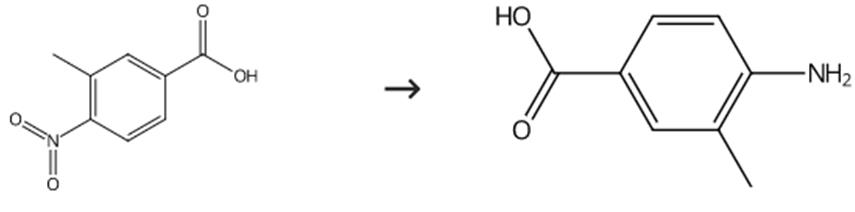 图1 4-氨基-3-甲基苯甲酸的合成路线